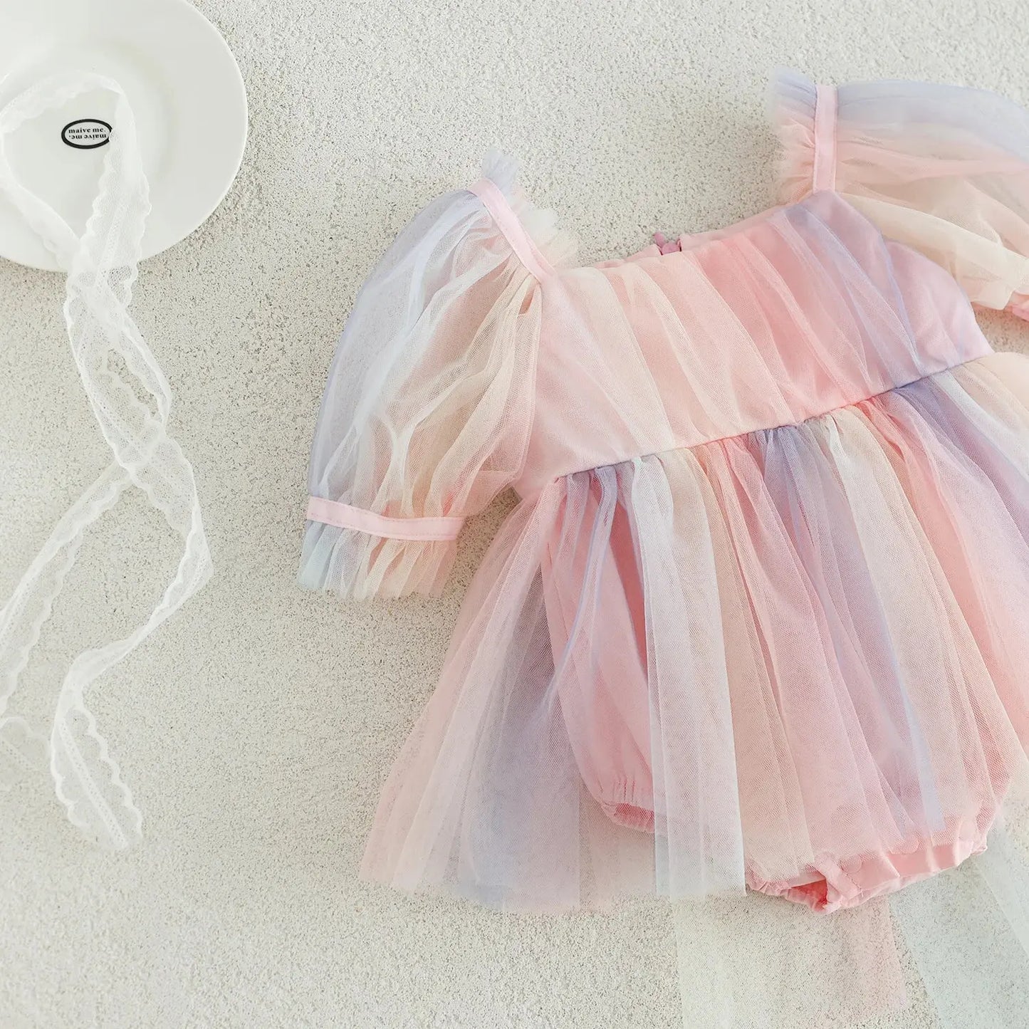 Renkli Bodysuit Elbise bedobee