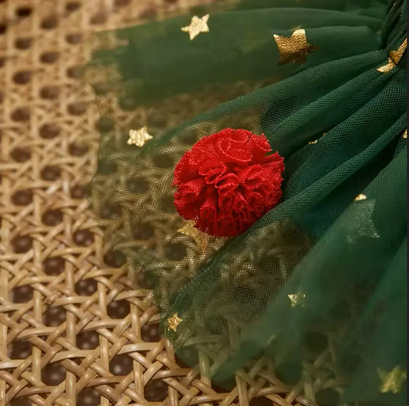 NOEL KIZ ÇOCUK ELBİSESİ bedobee