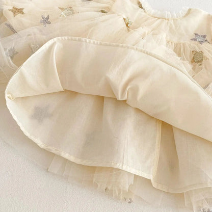 5624 Baby Girls' Dress 2025 New Spring Summer New Gauze Baby Girl's Princess Clothes 0-5Year Kid's Dress bedobee