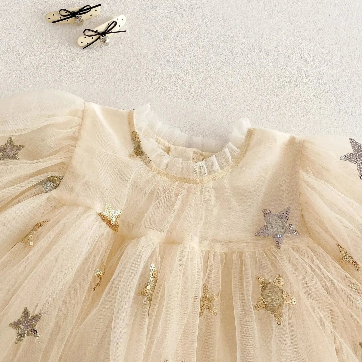 5624 Baby Girls' Dress 2025 New Spring Summer New Gauze Baby Girl's Princess Clothes 0-5Year Kid's Dress bedobee