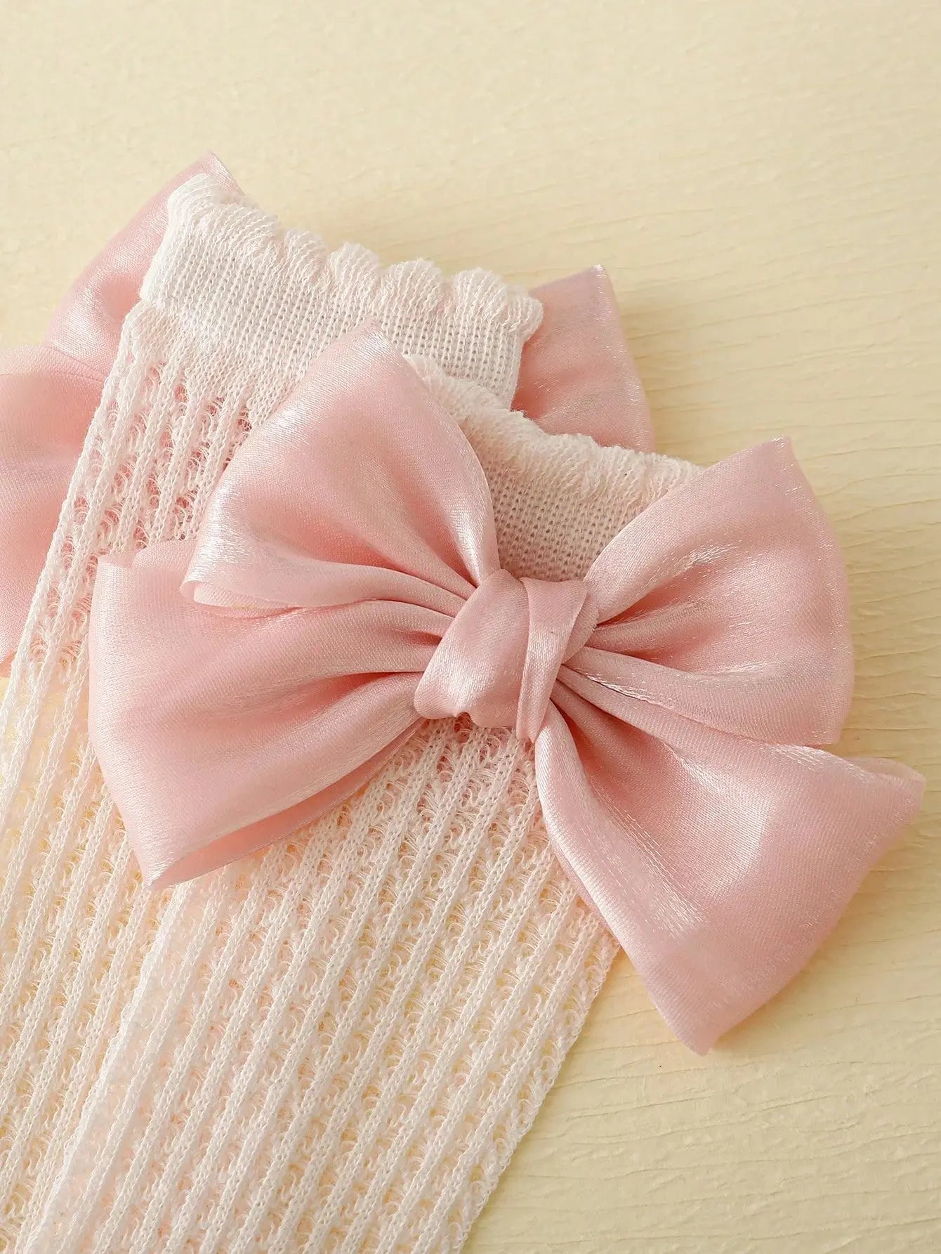 3 Çift Fiyonklu Kız Bebek Çorabı 0001 bedobee