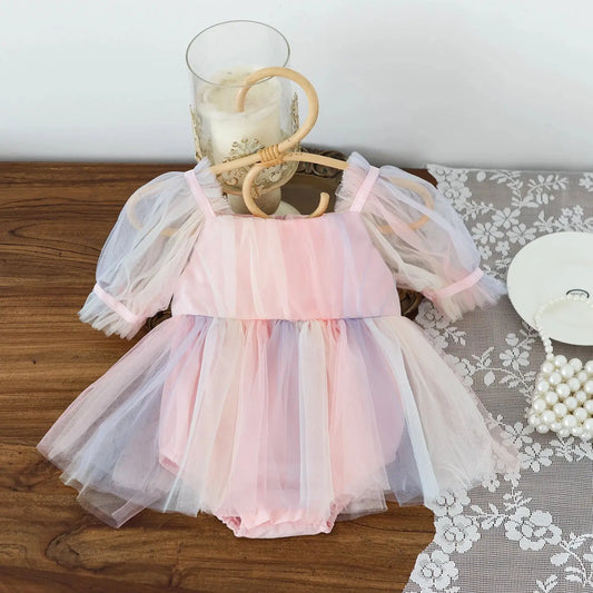 Renkli Bodysuit Elbise bedobee