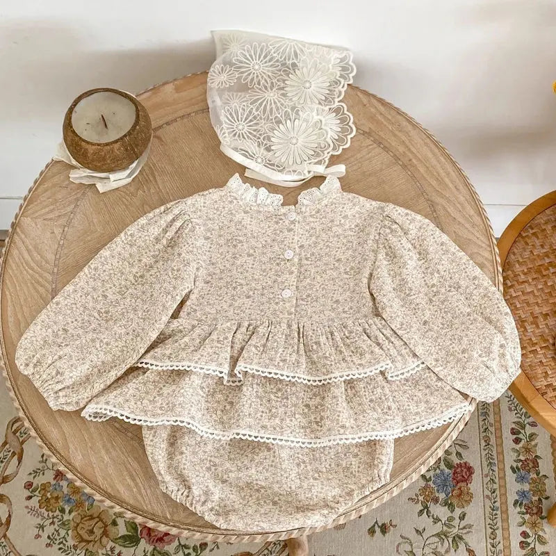 Çiçekli Romper bedobee