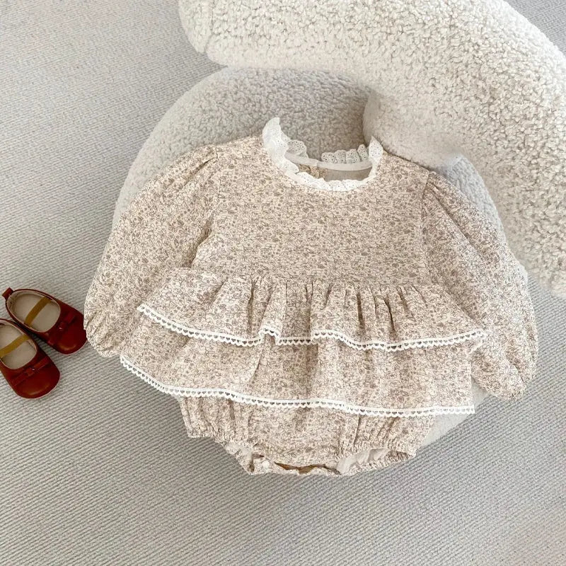 Çiçekli Romper bedobee