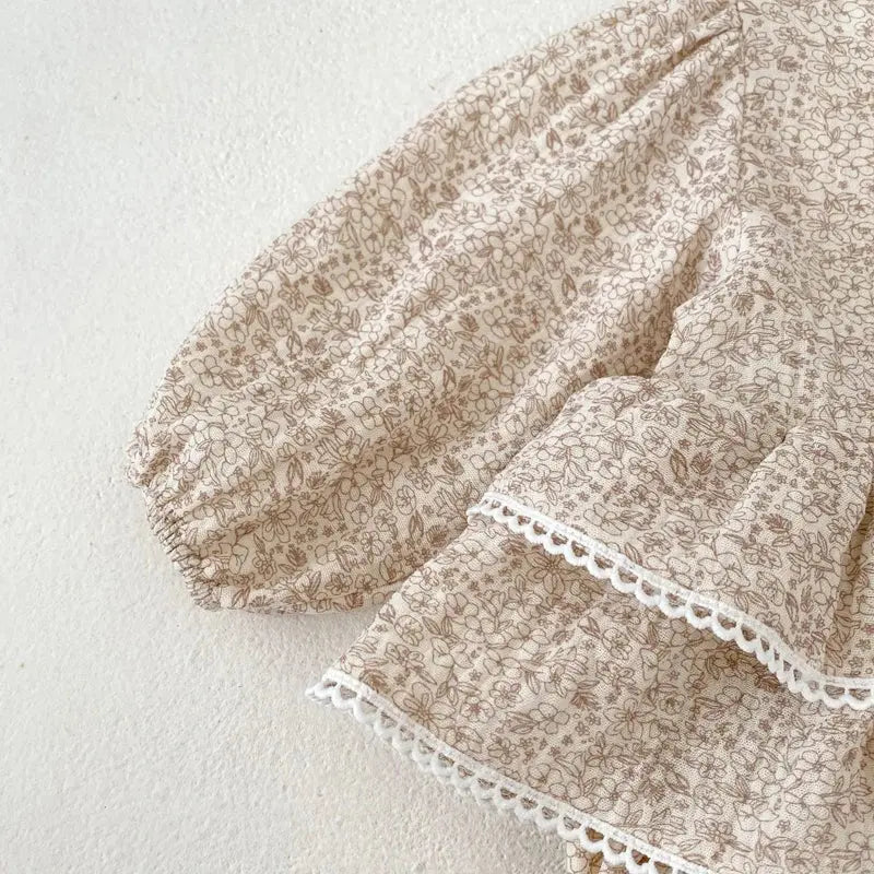 Çiçekli Romper bedobee