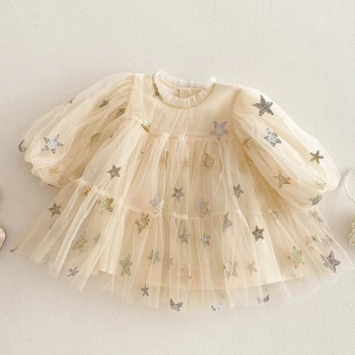 5624 Baby Girls' Dress 2025 New Spring Summer New Gauze Baby Girl's Princess Clothes 0-5Year Kid's Dress bedobee