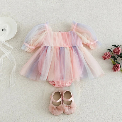 Renkli Bodysuit Elbise bedobee