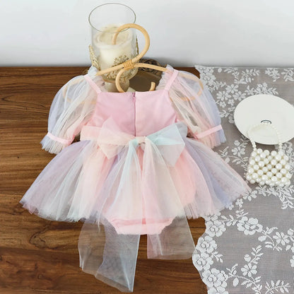 Renkli Bodysuit Elbise bedobee