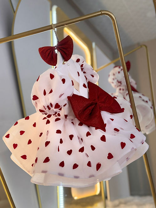 Ruby Love – Kalp Fiyonklu Özel Gün Elbisesi